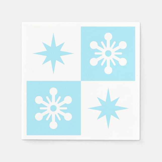 Serviette En Papier Hiver  (Devant)