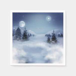 Serviette En Papier Hiver