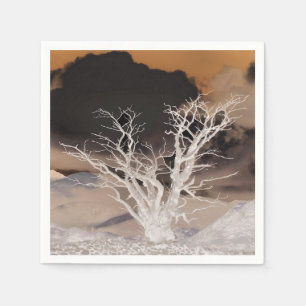 SERVIETTE EN PAPIER HIVER DE LA MONTAGNE