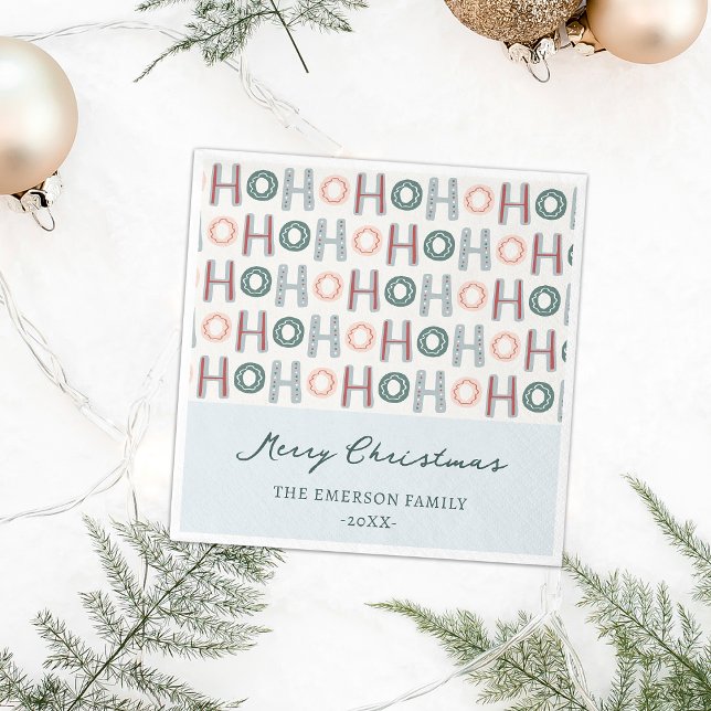Serviette en papier Ho Ho Ho (Ho Ho Ho Paper Napkin
)