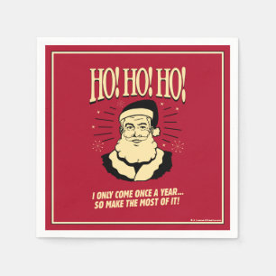 Serviette En Papier Ho ! Ho ! Ho !