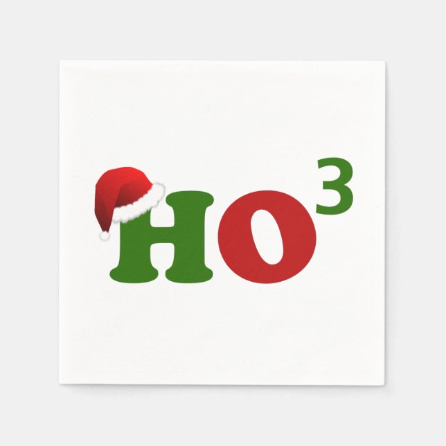 Serviette En Papier Ho Ho Ho Ho3 (Devant)