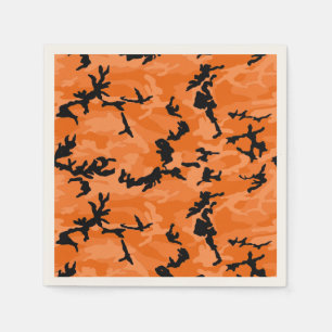 Serviette En Papier HOC Orange Halloween Edition Camo