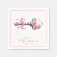 Hochet Élégant Rose pour Bébé Fille Cadeau pour Ba