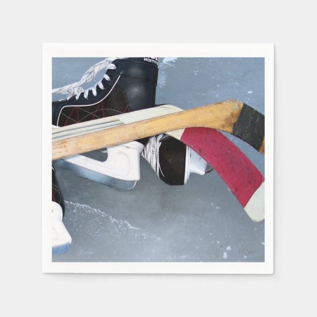 Serviette En Papier Hockey (Devant)