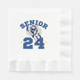 Serviette En Papier Hockey sur glace drôle Senior 2024
