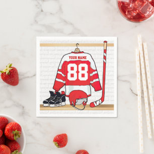 Serviette En Papier Hockey sur glace du Jersey