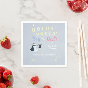 Serviette En Papier Hocus Pocus Magic Snowman hiver Révélation de genr