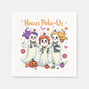 Serviette En Papier Hocus-Poke Nous Infirmier Éffrayant Halloween Fant