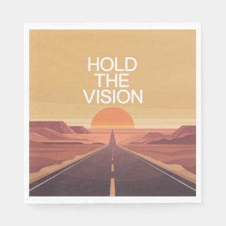 Serviette En Papier Hold The Vision