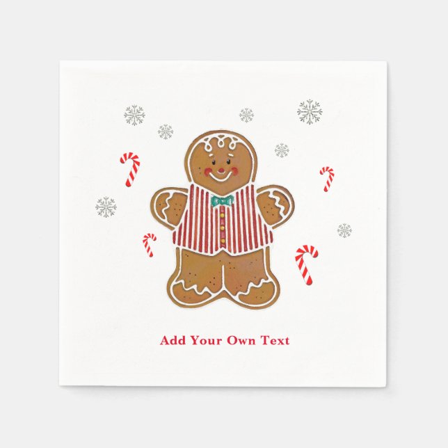 Serviette En Papier Holiday Cheer (Devant)