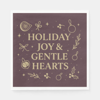 Serviette en papier Holiday Joy