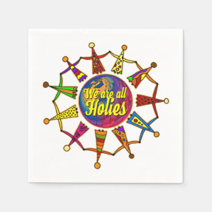 Serviette En Papier holiES - NOUS SOMMES TOUS DES VACANCES + votre bac