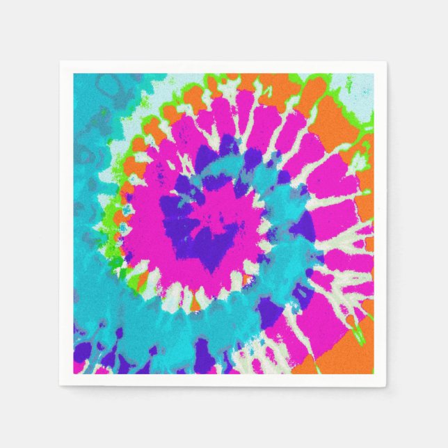 Serviette En Papier holiES - Power Spiral Batik Style (Devant)