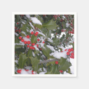 Serviette En Papier "Hollyberry !"