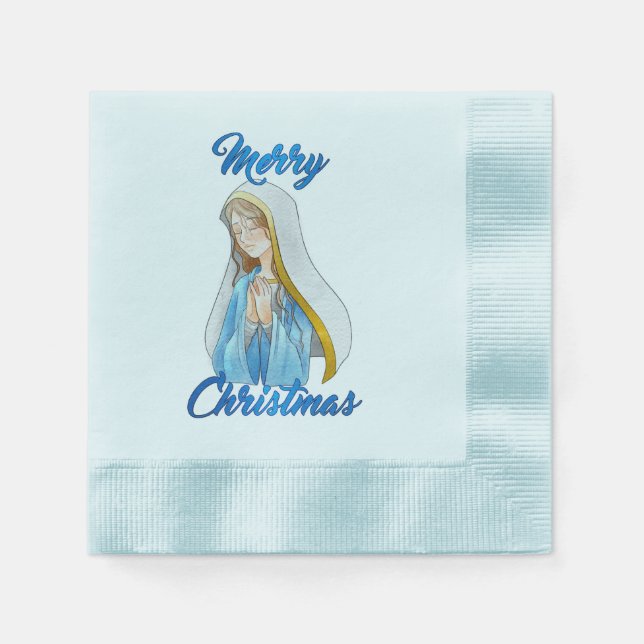 Serviette En Papier Holymary (Devant)