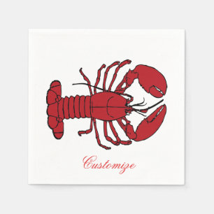 Serviette En Papier Homard rouge Thunder_Cove du Maine