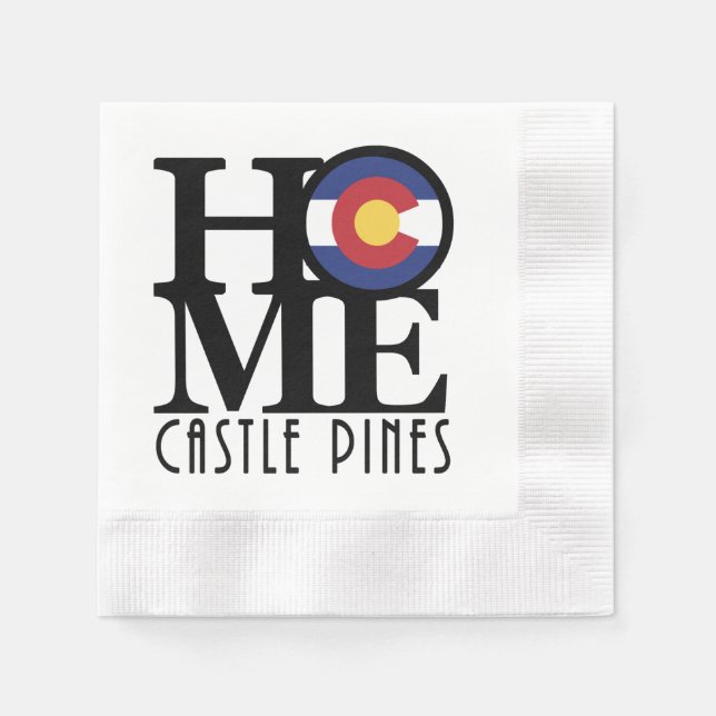 Serviette En Papier HOME Castle Pines CO (Devant)