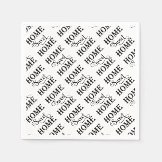 Serviette En Papier Home Sweet Home