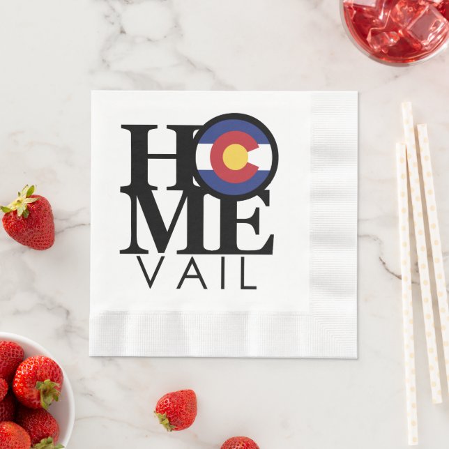 Serviette En Papier HOME Vail Colorado (En situation)