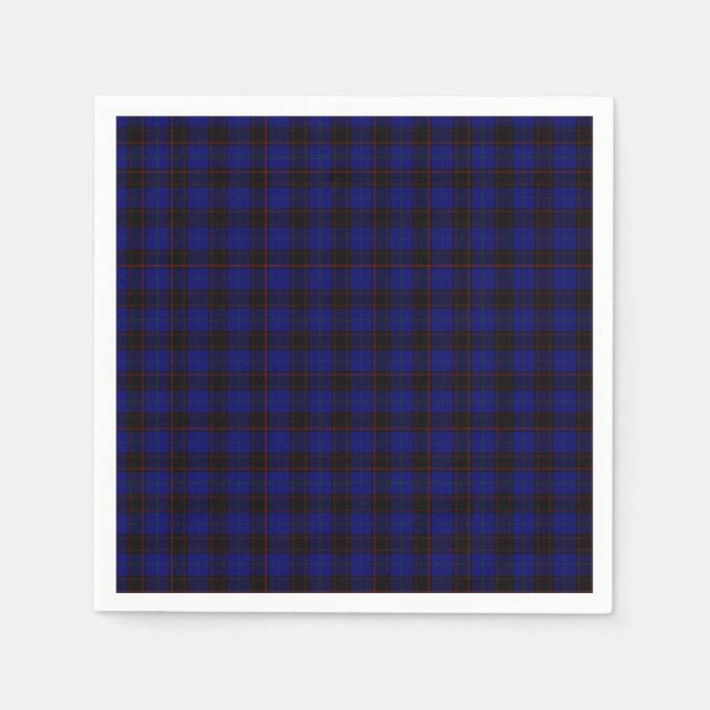 Serviette En Papier Homes Tartan (Devant)