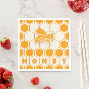 Serviette En Papier Honey Bee Napkins