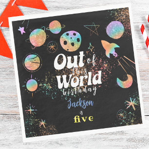 Serviette En Papier Hors de ce monde l'anniversaire de enfant d'aventu