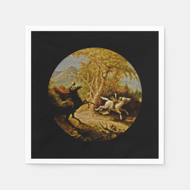 Serviette En Papier Horseman sans tête de Sleepy Hollow (Devant)