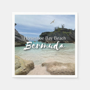 Serviette En Papier Horseshoe Bay Beach Bermuda Papier Napkin