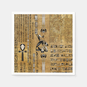 Serviette En Papier Horus - L'or et la perle de l'Egypte