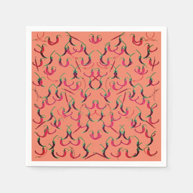 Serviette En Papier Hot Pepper (Devant)