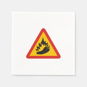 Serviette En Papier Hot pepper danger