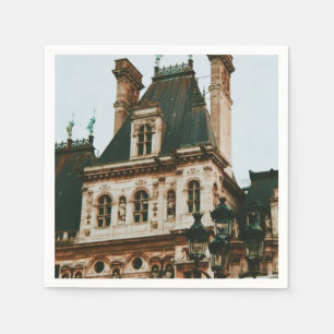 Serviette En Papier Hôtel de Ville, 4e arrondissement, Paris - France