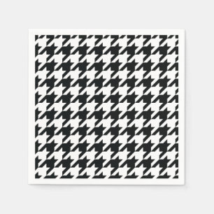 Serviette En Papier Houndstooth
