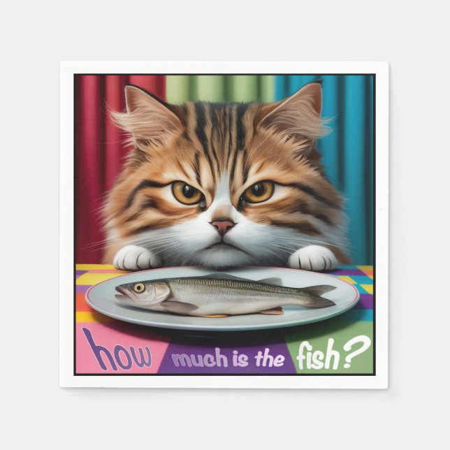 Serviette En Papier how is the fish chat (Devant)