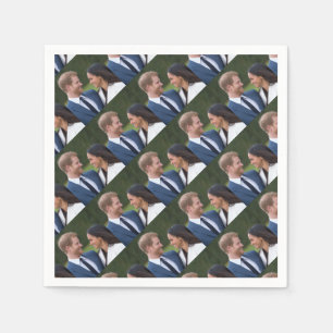 Serviette En Papier HRH Prince Harry et Meghan Markle Mariage royal