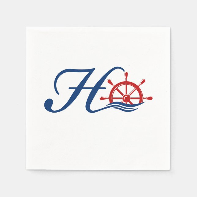 Serviette En Papier HTOC Papier Napkin - ensemble de 50 (Devant)