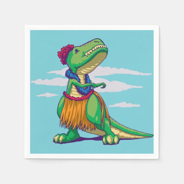 Serviette En Papier Hula Rex (Devant)