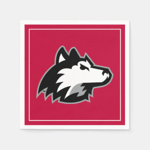 Serviette En Papier Huskies du nord de l'Illinois