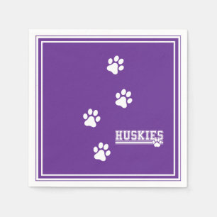 Serviette En Papier Huskies Papier