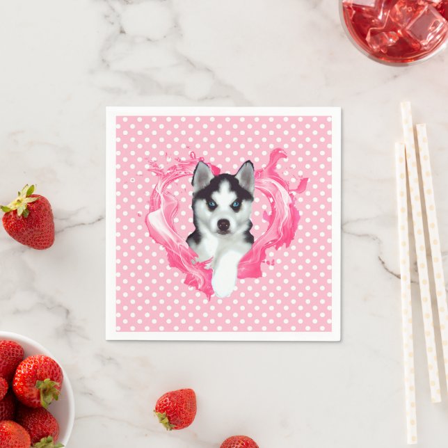 Serviette En Papier Husky Chipe (En situation)