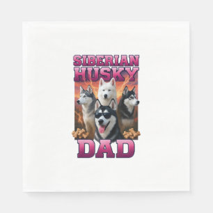 Serviette En Papier Husky sibérien Copie Copie Copie