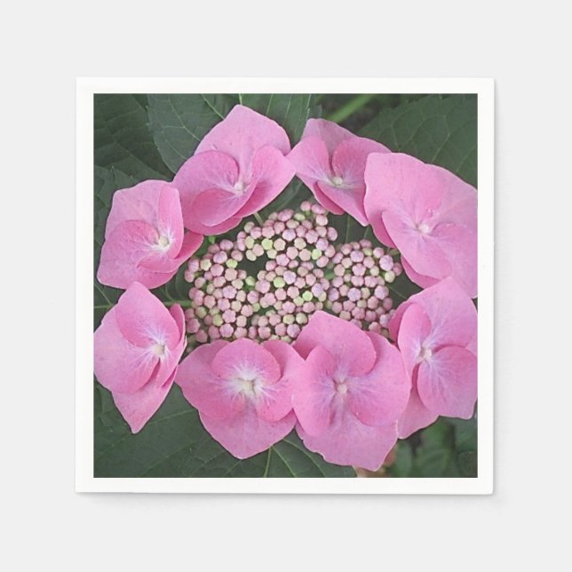 Serviette En Papier Hydrangea Napkin (Devant)