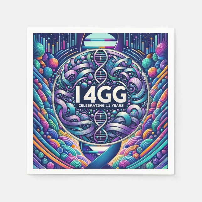 SERVIETTE EN PAPIER I4GG 2025 (Devant)