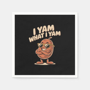 Serviette En Papier I Yam What I Yam Classic Citation