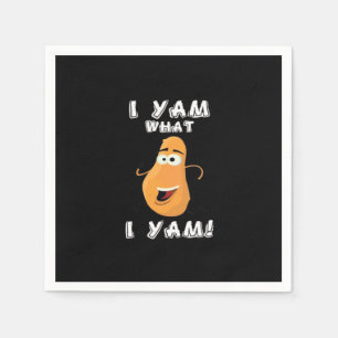 Serviette En Papier I Yam What I Yam Classic Funny Meme