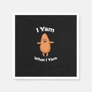 Serviette En Papier I Yam What I Yam - Danser de la pomme de terre dou
