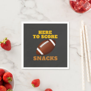 Serviette En Papier Ici Pour Score Des Snacks