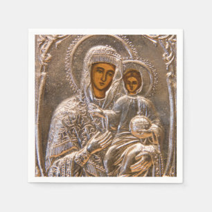 Serviette En Papier Icône orthodoxe