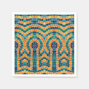 Serviette En Papier ICONS D'OR MOSAIC Standard Papier à cocktails Napk
